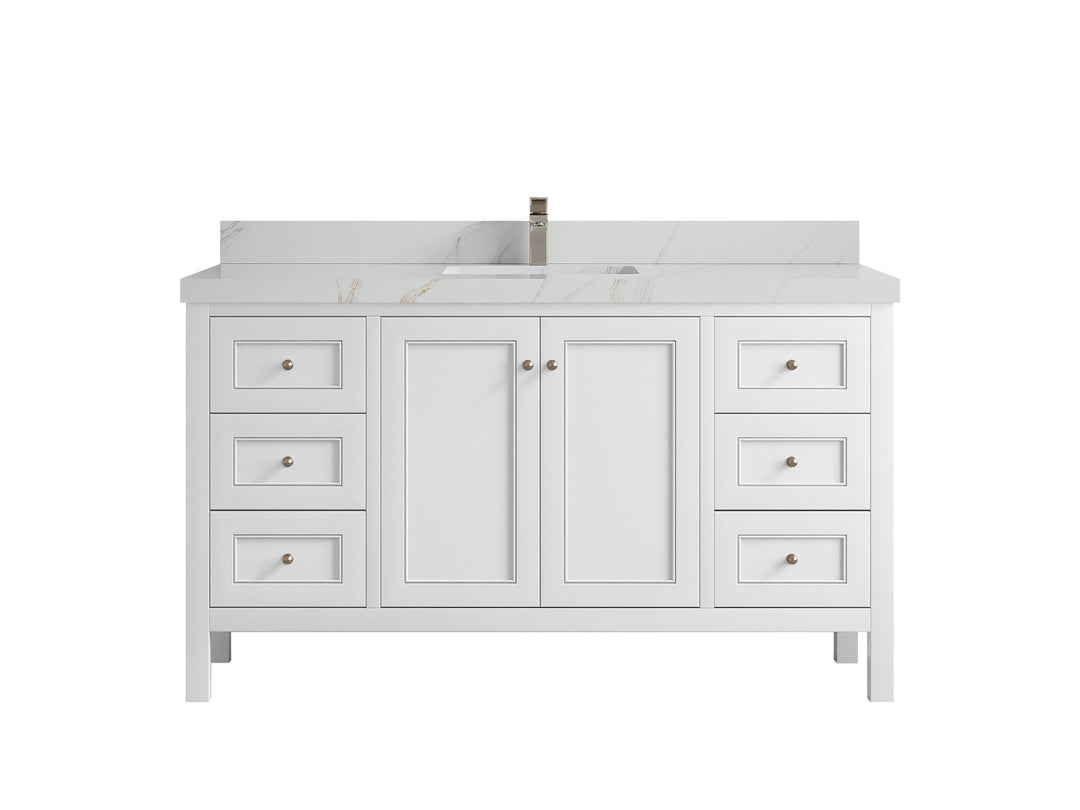 Nashville 60 in. W x 22 in. D Single Sink Bathroom Vanity