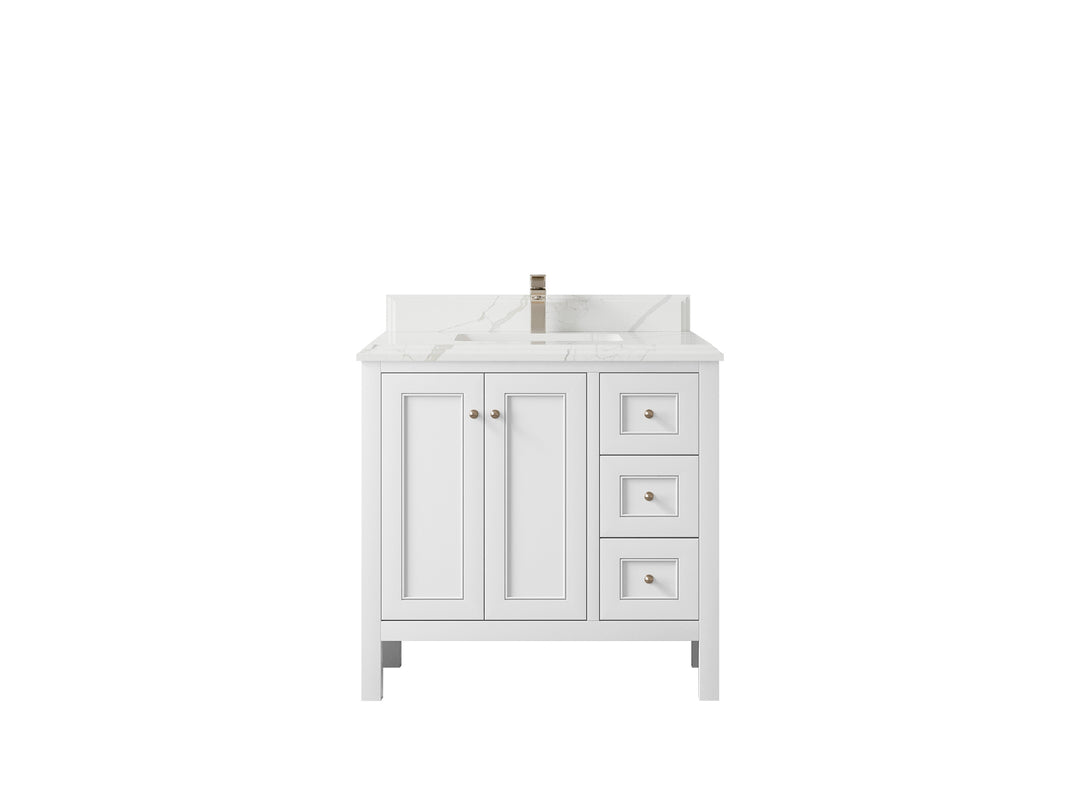 Nashville 36 in. W x 22 in. D Center Sink Bathroom Vanity