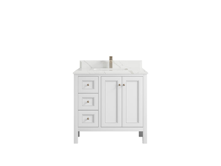Nashville 36 in. W x 22 in. D Center Sink Bathroom Vanity - photo 32