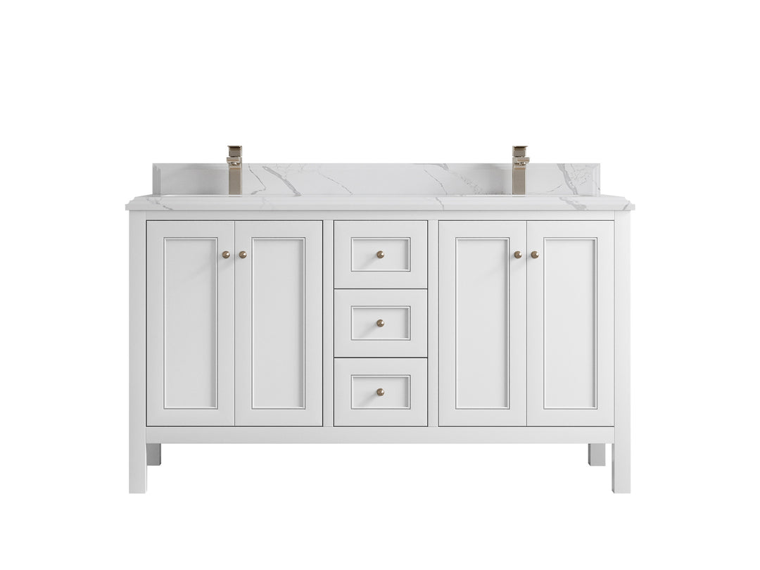 Nashville 60 in. W x 22 in. D Double Sink Bathroom Vanity