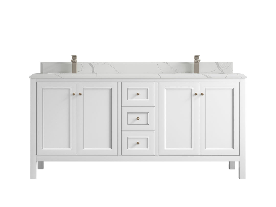 Nashville 72 in. W x 22 in. D Double Sink Bathroom Vanity