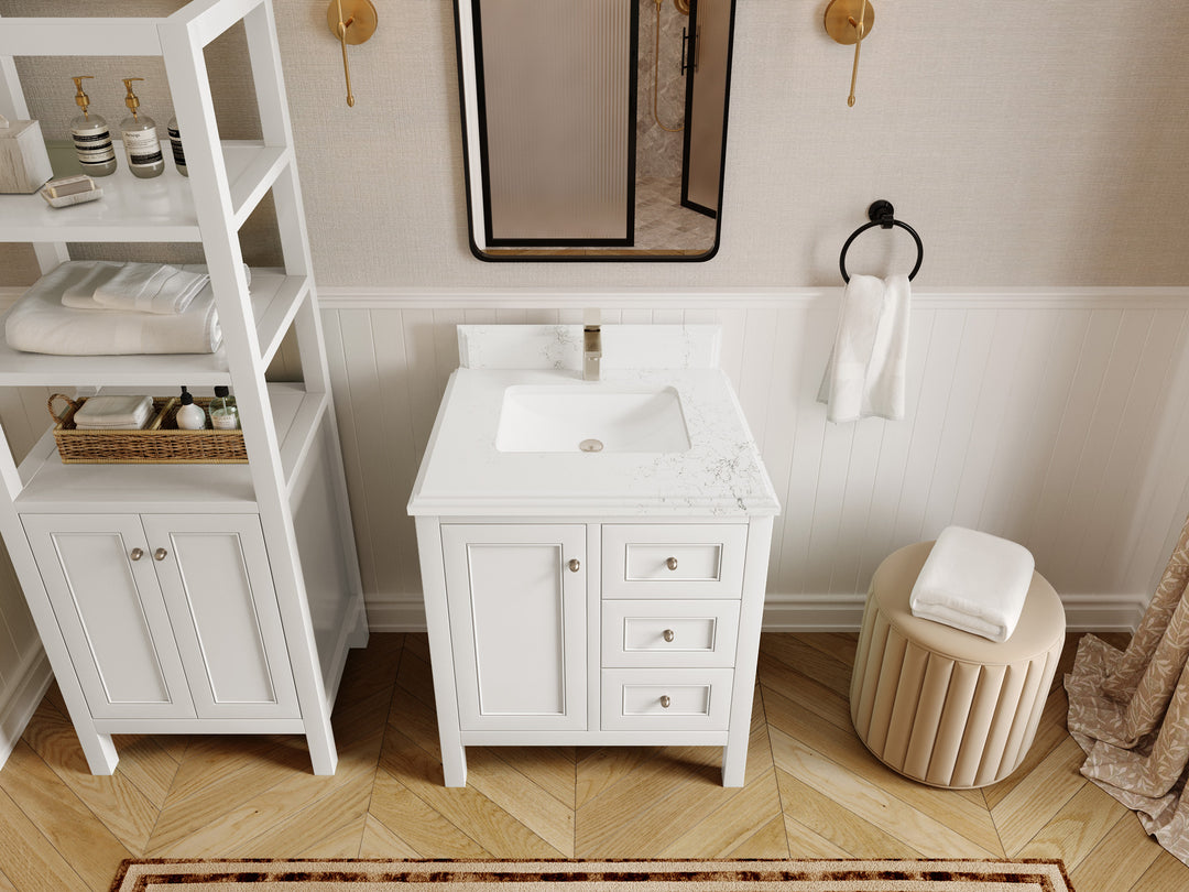 Nashville 30 in. W x 22 in. D Single Sink Bathroom Vanity