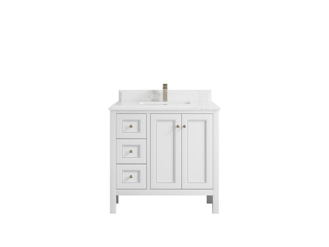 Nashville 36 in. W x 22 in. D Center Sink Bathroom Vanity
