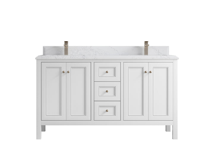 Nashville 60 in. W x 22 in. D Double Sink Bathroom Vanity - photo 15