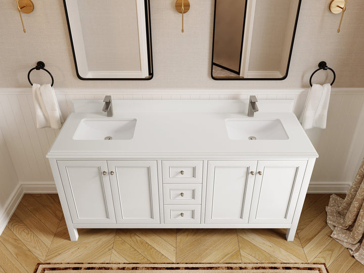 Nashville 72 in. W x 22 in. D Double Sink Bathroom Vanity - photo 16