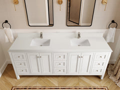 Nashville 84 in W x 22 in D Double Sink Bathroom Vanity - photo 36