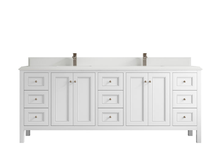 Nashville 84 in W x 22 in D Double Sink Bathroom Vanity - photo 37