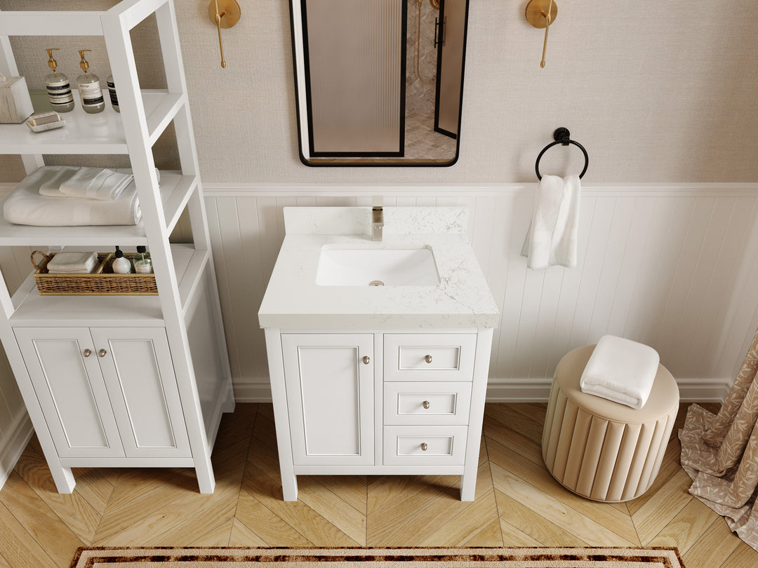 Nashville 30 in. W x 22 in. D Single Sink Bathroom Vanity
