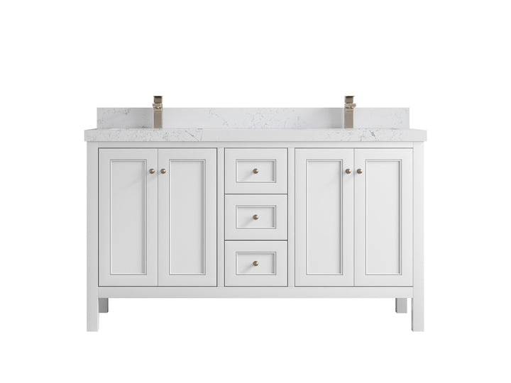Nashville 60 in. W x 22 in. D Double Sink Bathroom Vanity - photo 27