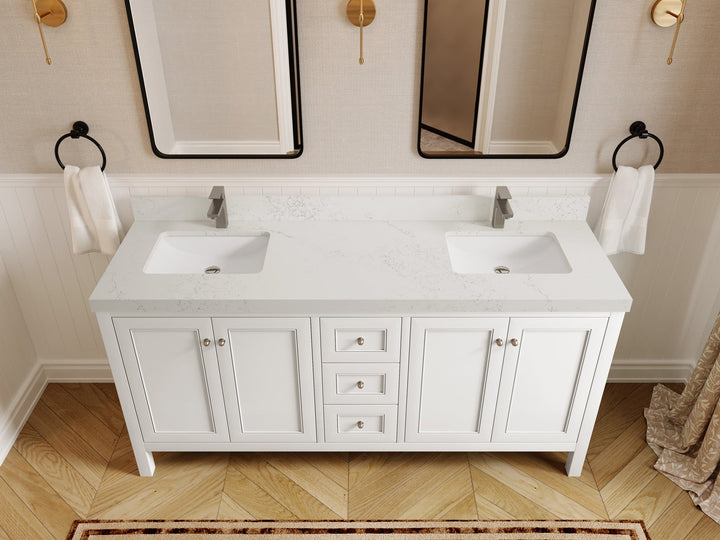 Nashville 72 in. W x 22 in. D Double Sink Bathroom Vanity - photo 26