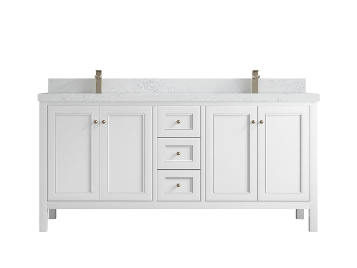 Nashville 72 in. W x 22 in. D Double Sink Bathroom Vanity - photo 27