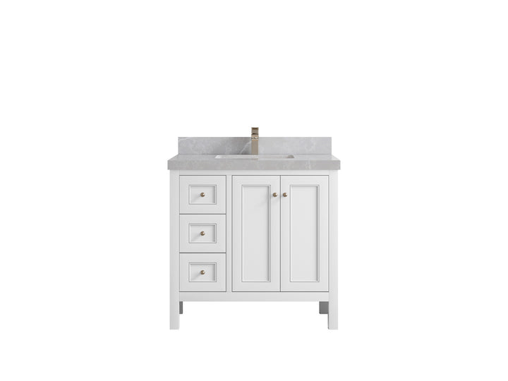 Nashville 36 in. W x 22 in. D Center Sink Bathroom Vanity - photo 40