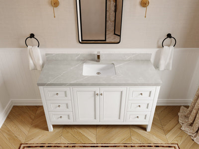 Nashville 60 in. W x 22 in. D Single Sink Bathroom Vanity