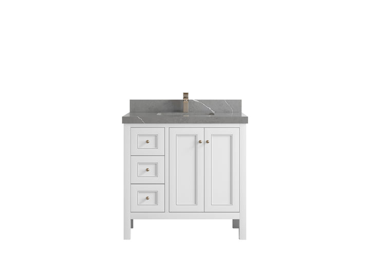Nashville 36 in. W x 22 in. D Center Sink Bathroom Vanity - photo 42