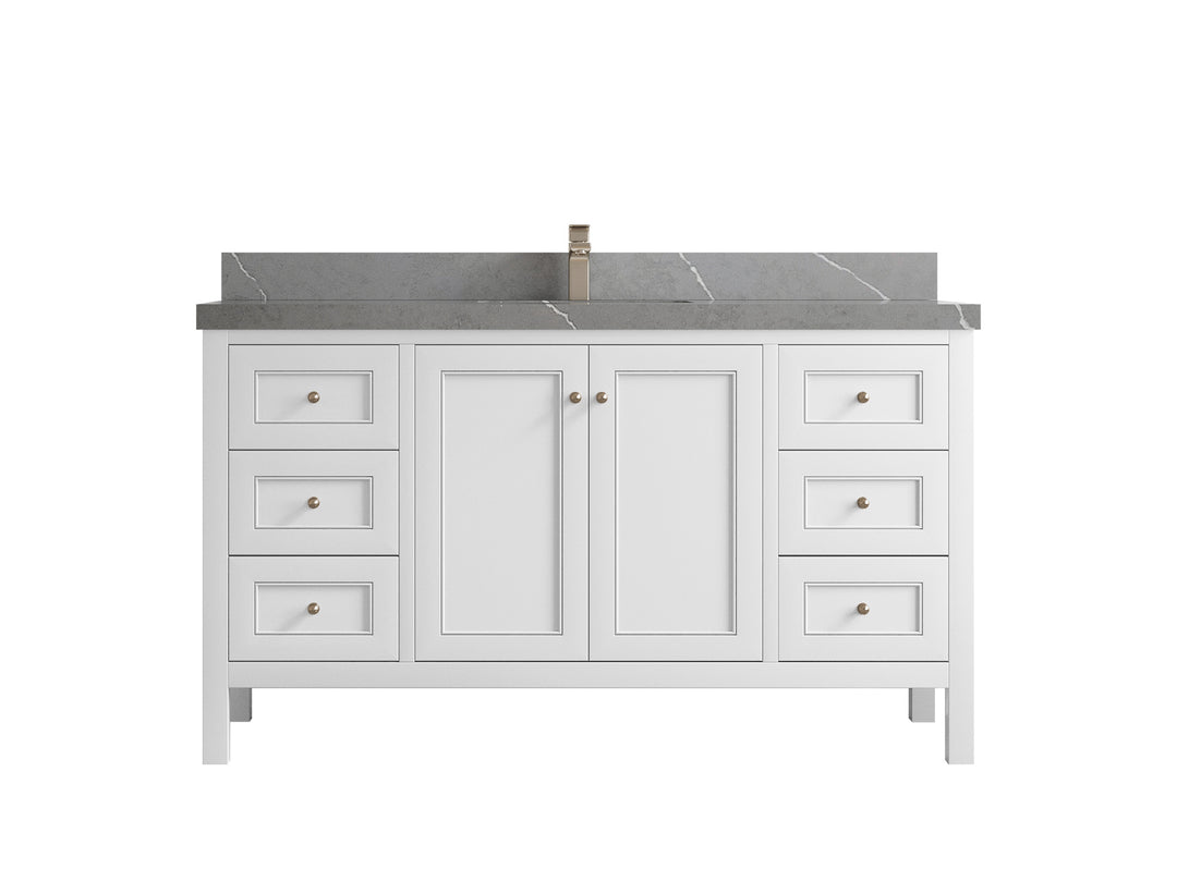 Nashville 60 in. W x 22 in. D Single Sink Bathroom Vanity