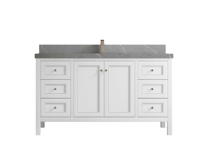 Nashville 60 in. W x 22 in. D Single Sink Bathroom Vanity - photo 31