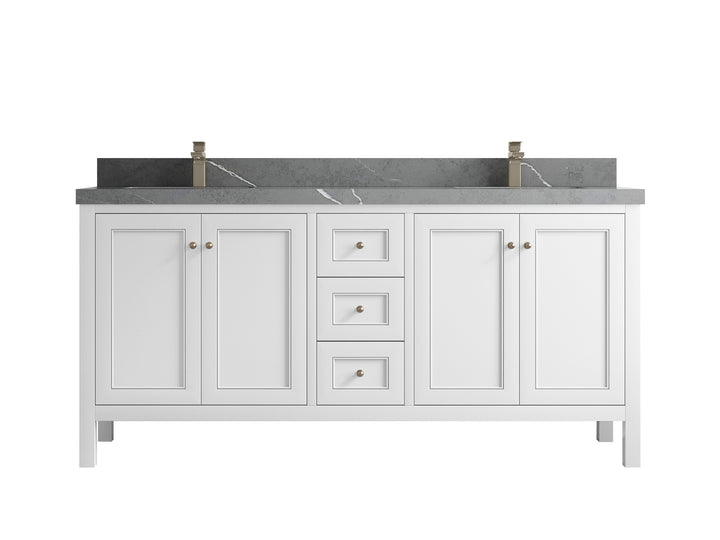 Nashville 72 in. W x 22 in. D Double Sink Bathroom Vanity - photo 31