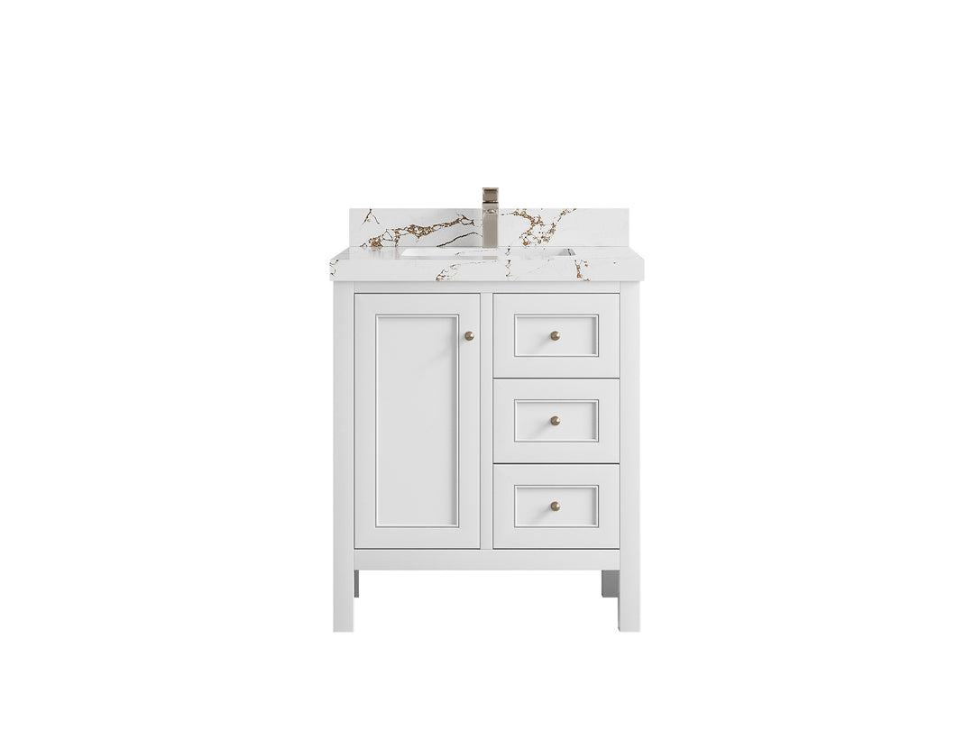 Nashville 30 in. W x 22 in. D Single Sink Bathroom Vanity
