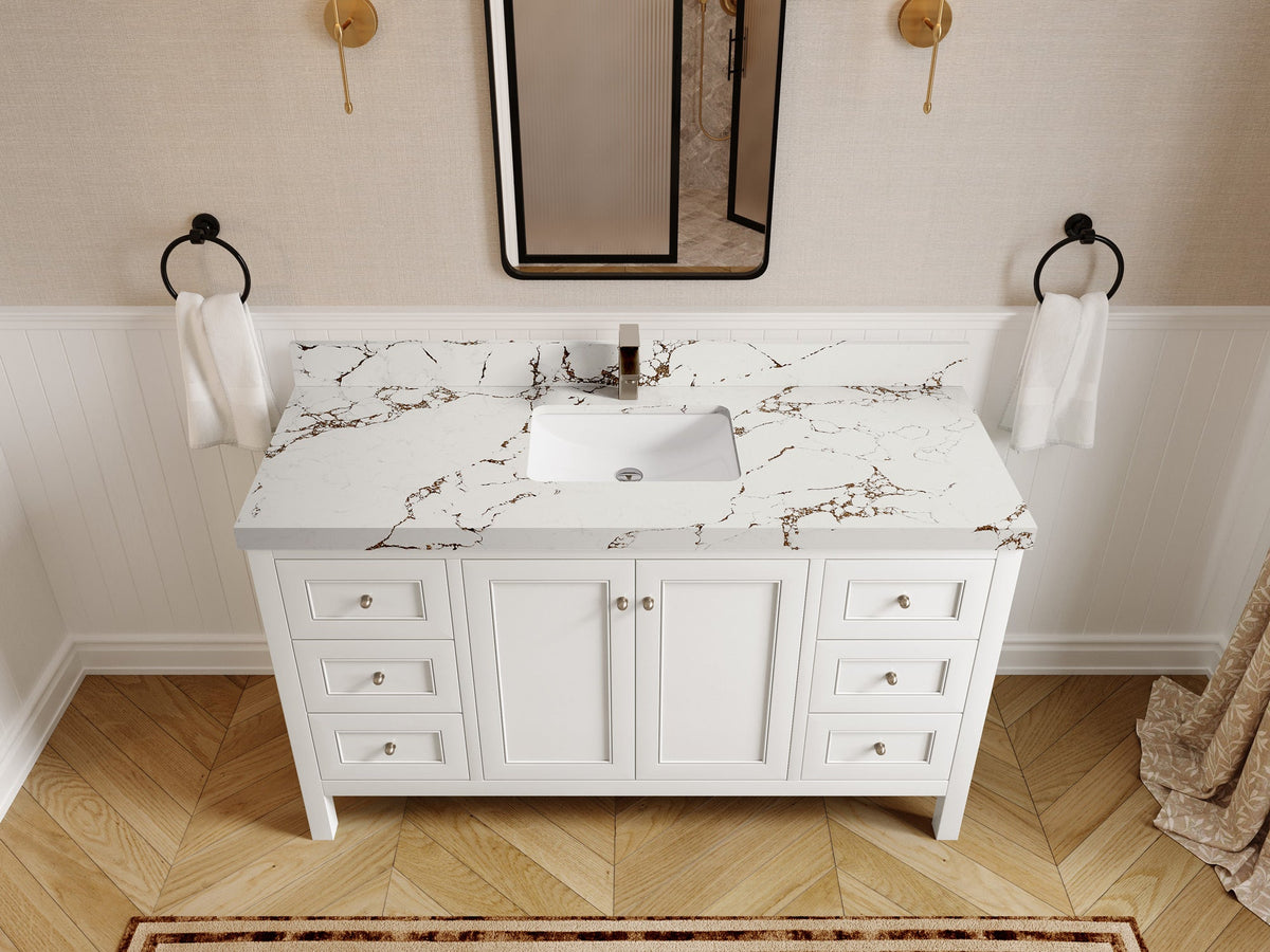 Nashville 60 in. W x 22 in. D Single Sink Bathroom Vanity