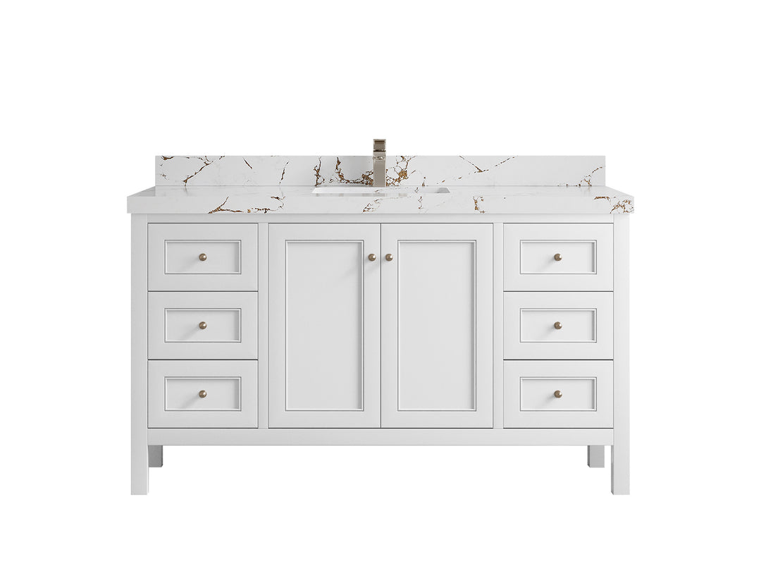 Nashville 60 in. W x 22 in. D Single Sink Bathroom Vanity