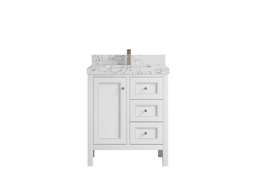 Nashville 30 in. W x 22 in. D Single Sink Bathroom Vanity