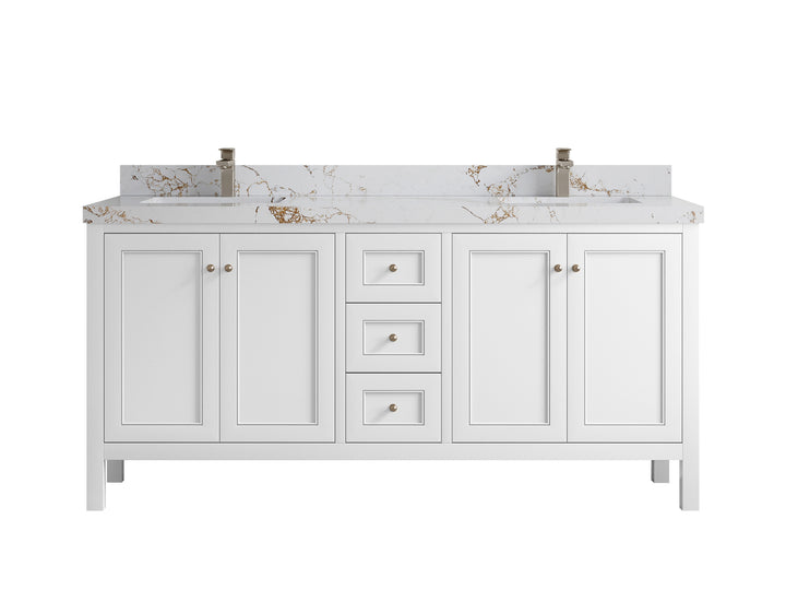 Nashville 72 in. W x 22 in. D Double Sink Bathroom Vanity - photo 47