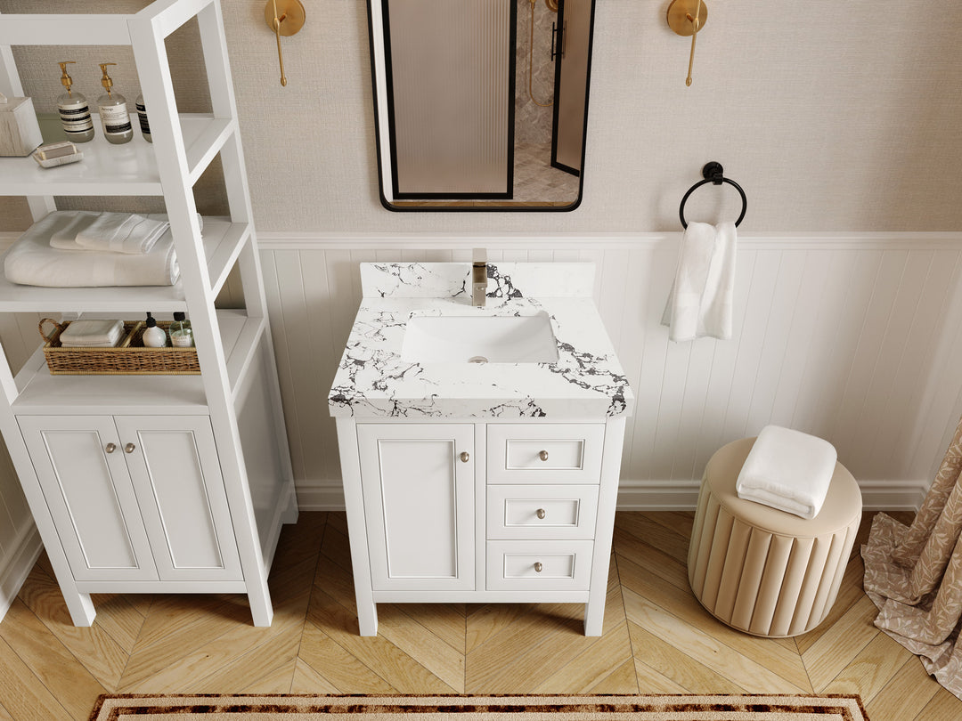 Nashville 30 in. W x 22 in. D Single Sink Bathroom Vanity