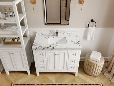 Nashville 42 in. W x 22 in. D Single Sink Bathroom Vanity