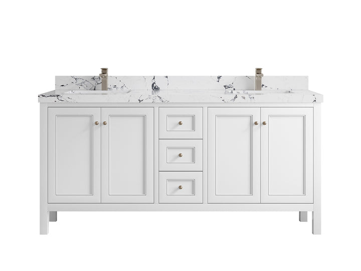 Nashville 72 in. W x 22 in. D Double Sink Bathroom Vanity - photo 49
