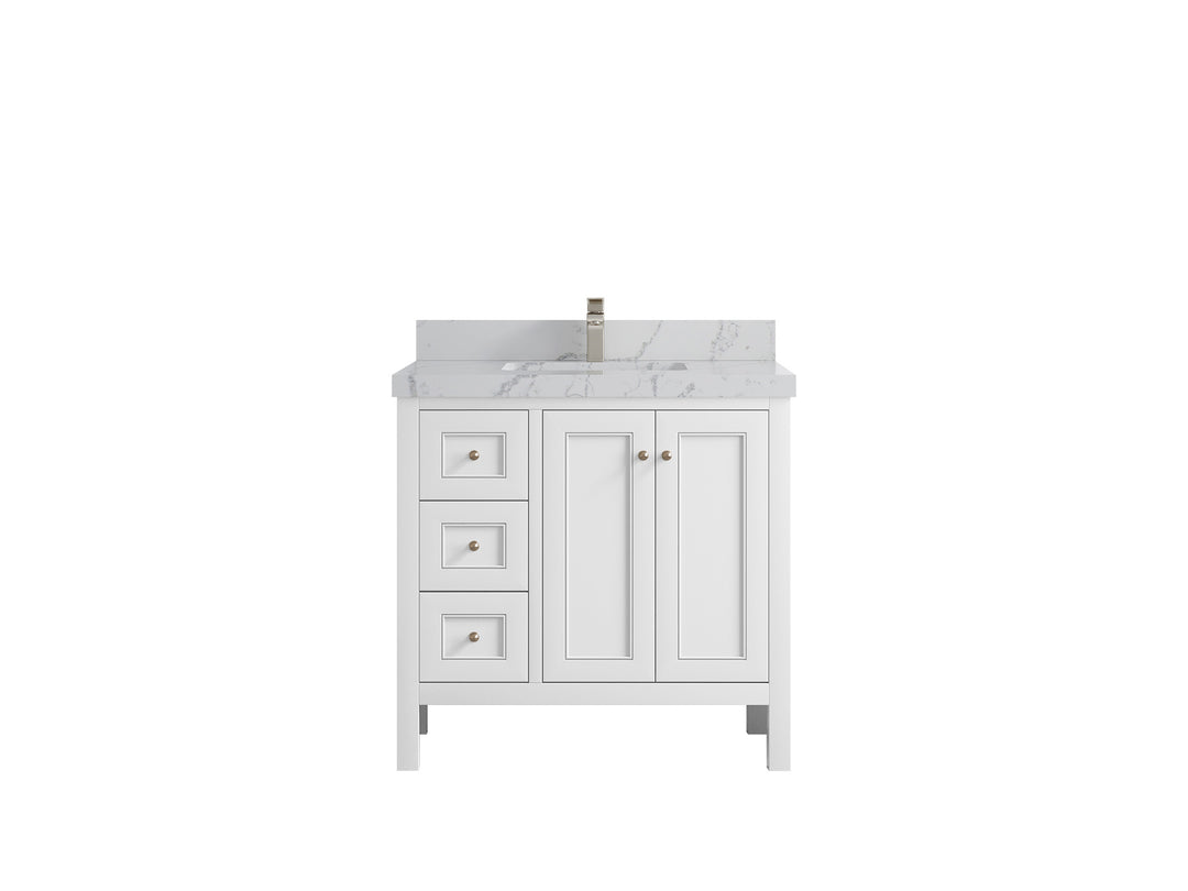 Nashville 36 in. W x 22 in. D Center Sink Bathroom Vanity