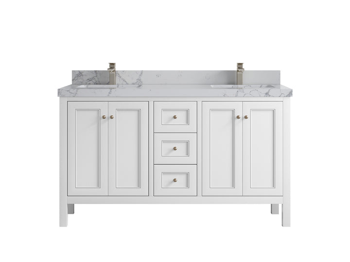 Nashville 60 in. W x 22 in. D Double Sink Bathroom Vanity - photo 31