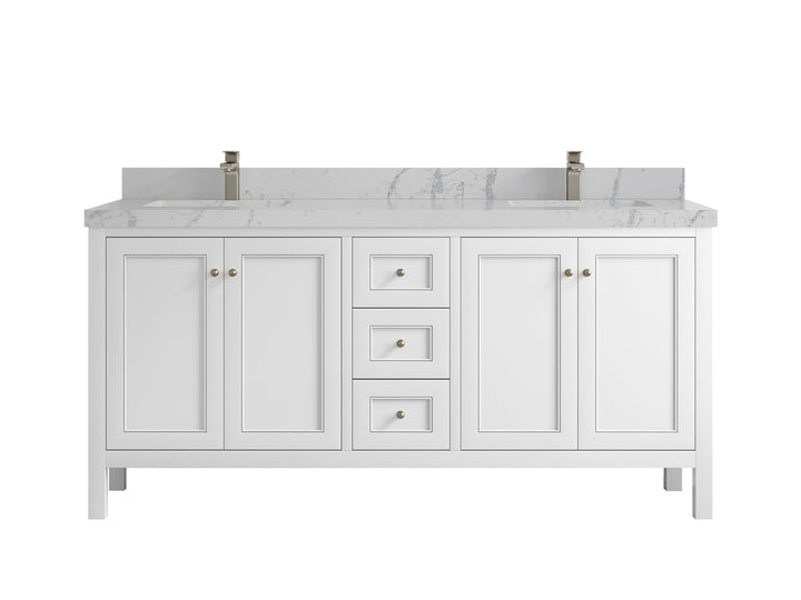 Nashville 72 in. W x 22 in. D Double Sink Bathroom Vanity - photo 43