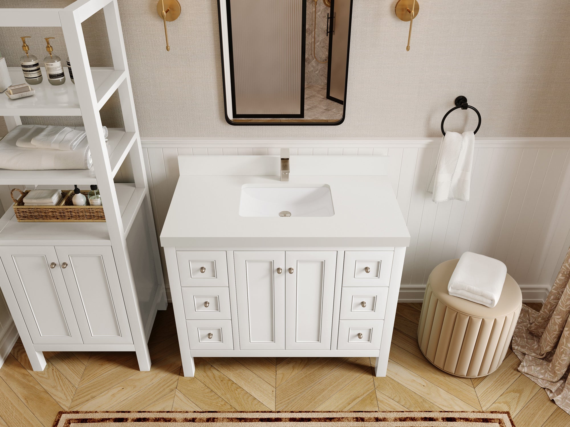 Nashville 42 in. W x 22 in. D Single Sink Bathroom Vanity