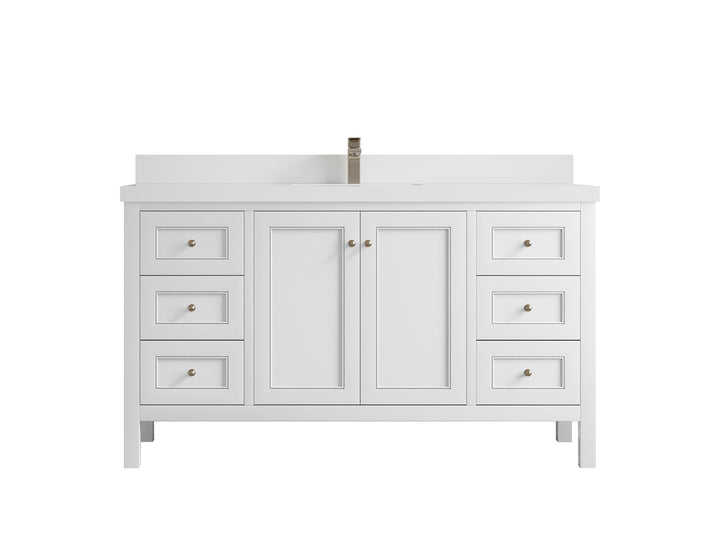 Nashville 60 in. W x 22 in. D Single Sink Bathroom Vanity - photo 33