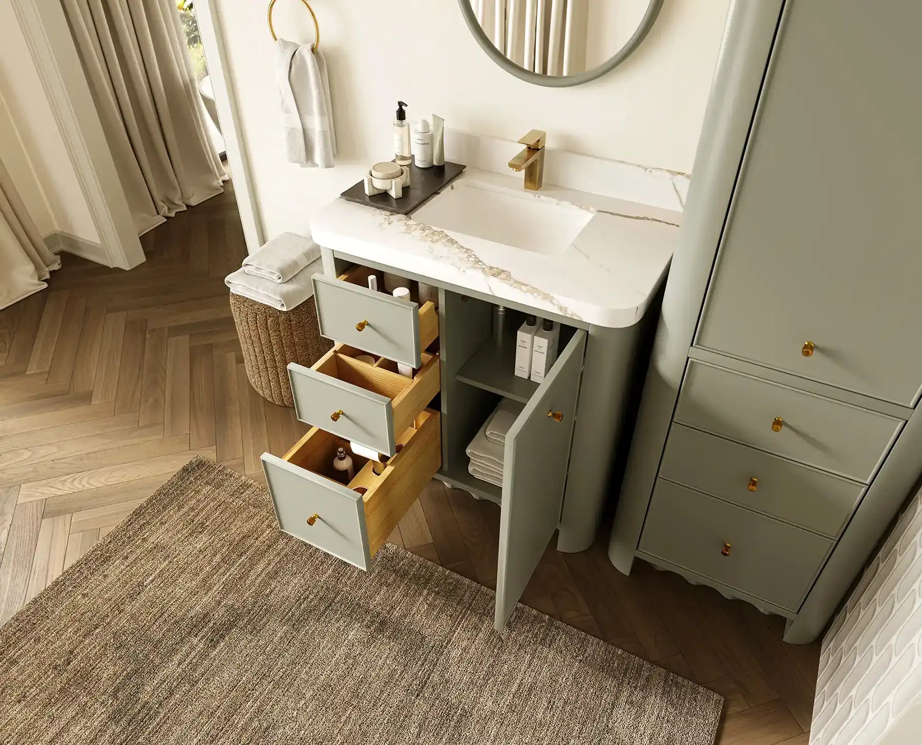 Orlando 36 in. W x 22 in. D Center Sink Bathroom Vanity
