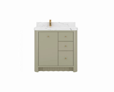 Orlando 36 in. W x 22 in. D Left Offset Sink Bathroom Vanity - Willow Bath and Vanity