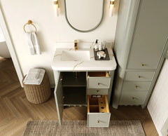 Orlando 36 in. W x 22 in. D Left Offset Sink Bathroom Vanity - photo 4