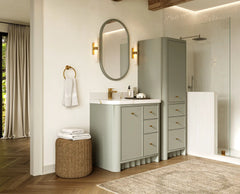 Orlando 36 in. W x 22 in. D Left Offset Sink Bathroom Vanity - photo 2