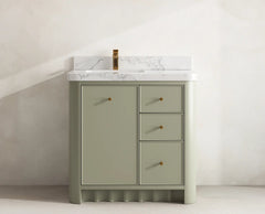 Orlando 36 in. W x 22 in. D Left Offset Sink Bathroom Vanity - photo 18