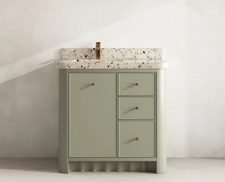 Orlando 36 in. W x 22 in. D Left Offset Sink Bathroom Vanity - photo 25