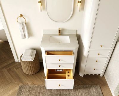Orlando 30 in. W x 22 in. D Single Sink Bathroom Vanity