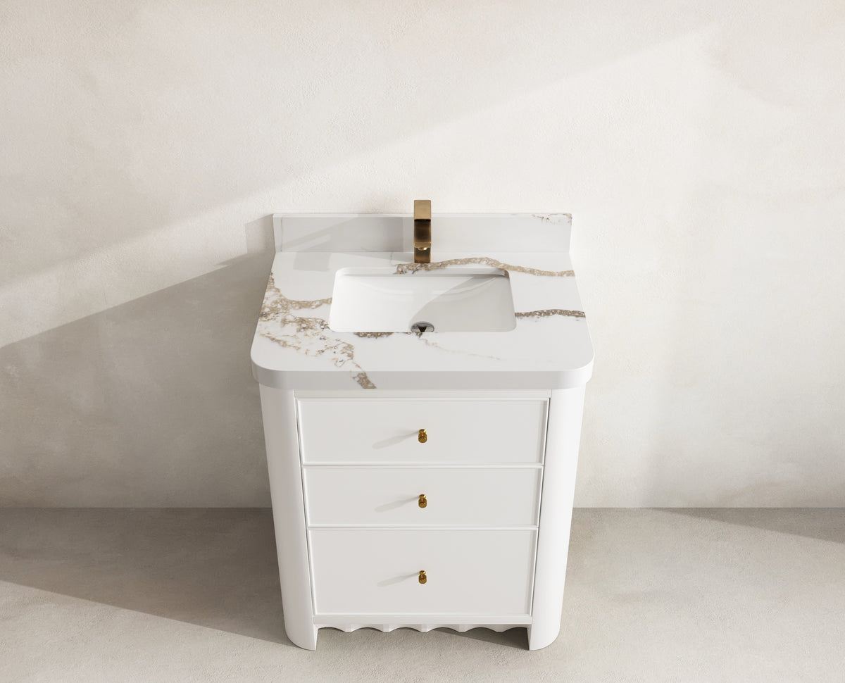 Orlando 30 in. W x 22 in. D Single Sink Bathroom Vanity