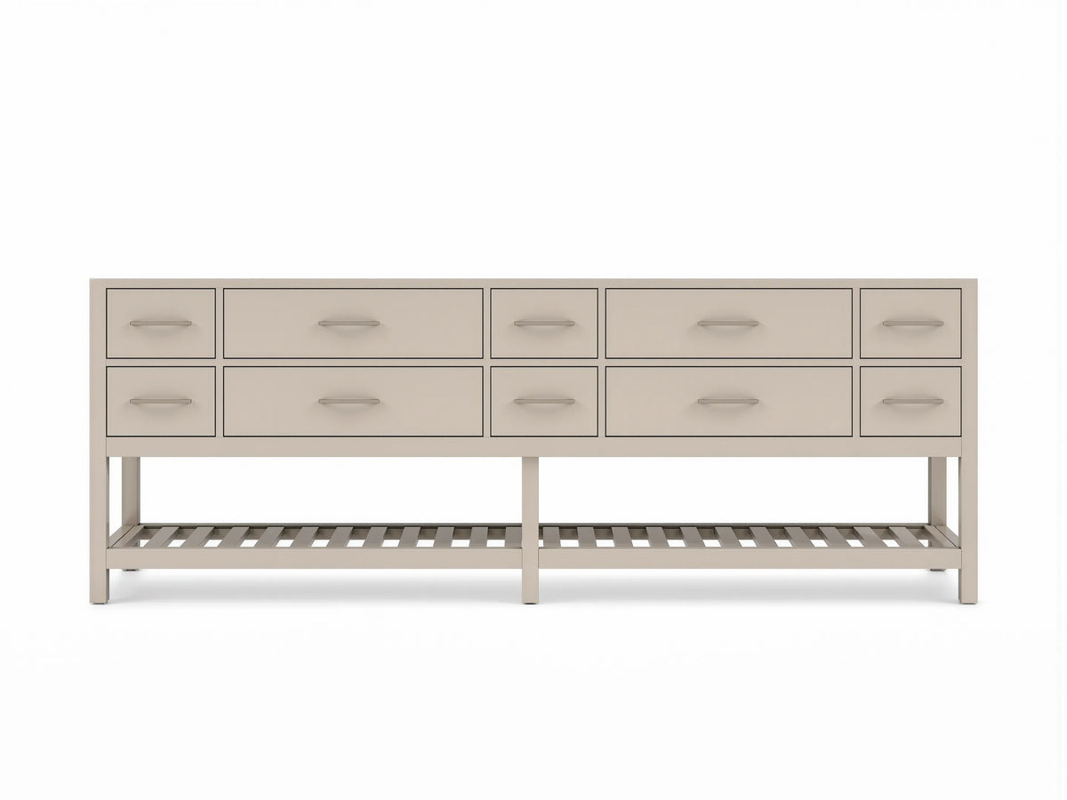 Parker 96 in W x 22 in D Free Standing Double Sink Bathroom Vanity