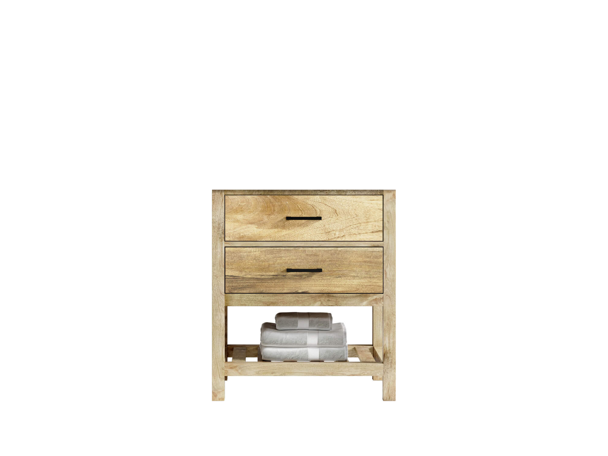 Parker Mango Wood 30 in. W x 22 in. D Single Sink Bathroom Vanity
