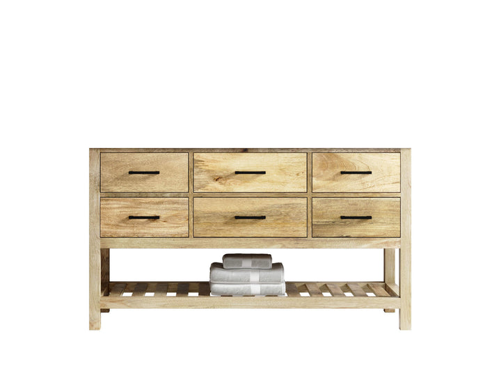 Parker Mango Wood 60 in. W x 22 in. D Single Sink Bathroom Vanity - photo 6