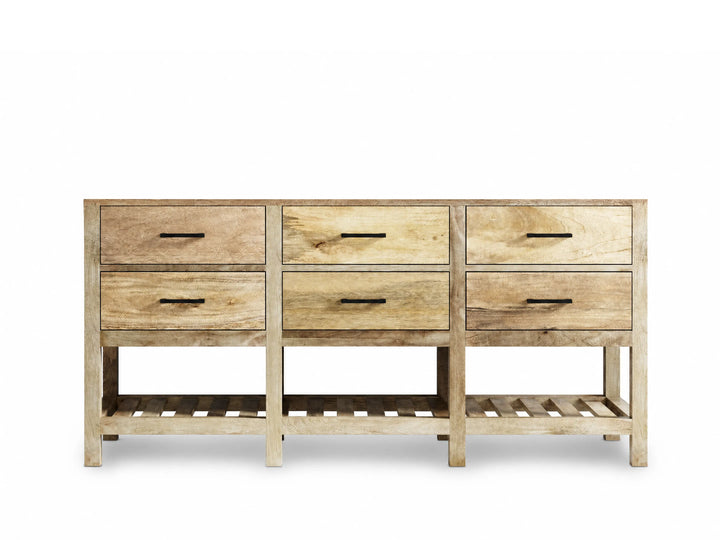 Parker Mango Wood 72 in. W x 22 in. D Double Sink Bathroom Vanity - photo 21