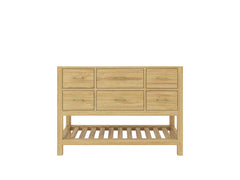 Parker Teak Wood 48 in. W x 22 in. D Single Sink Bathroom Vanity - photo 6