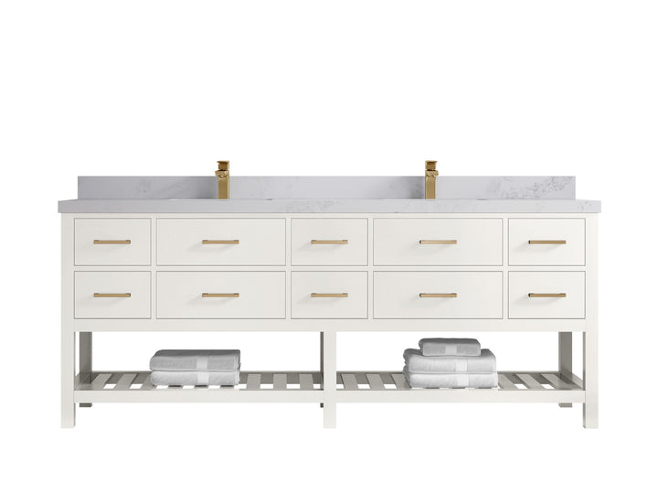 Parker 84 in. W x 22 in. D Double Sink Bathroom Vanity - photo 18