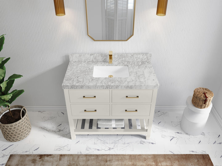 Parker 42 in. W x 22 in. D Single Sink Bathroom Vanity - photo 7