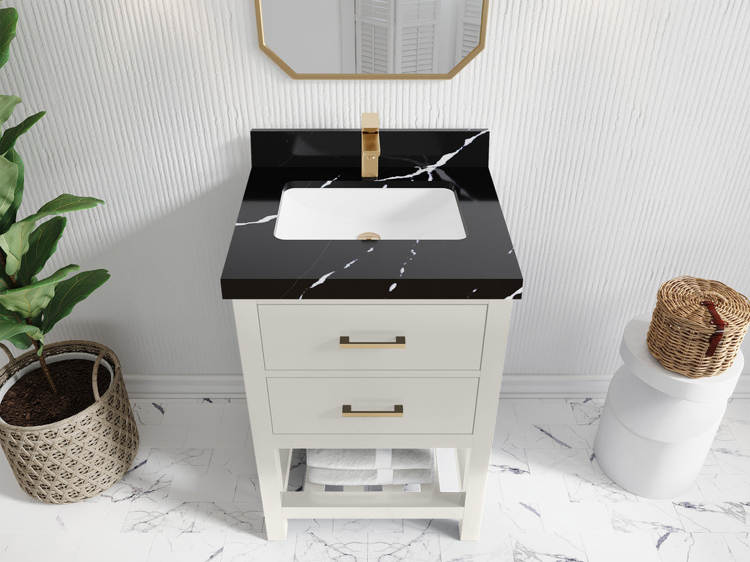 Parker 24 in. W x 22 in. D Single Sink Bathroom Vanity